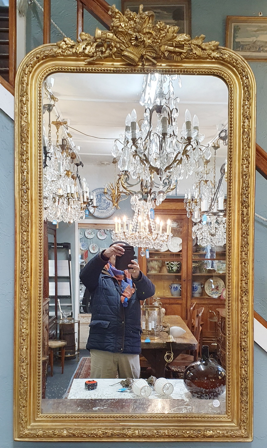 A Parisian Napoleon III Mirror